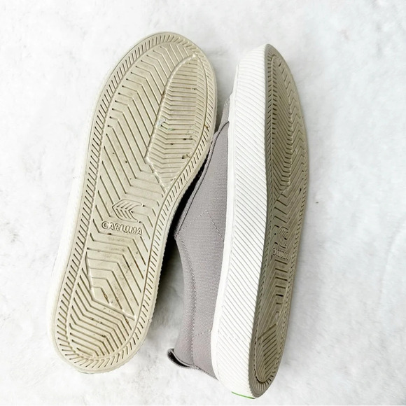 Cariuma Gray Canvas Tennis Sneakers Size 7.5 - Picture 3 of 5